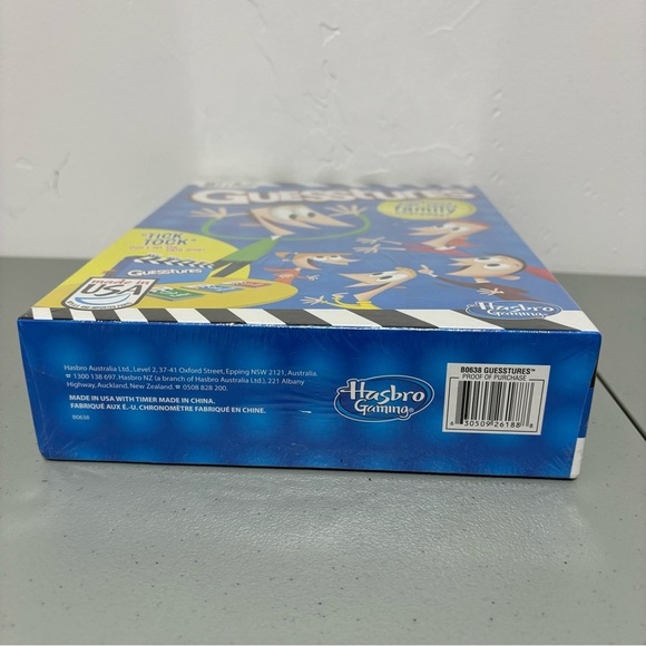 Guesstures Board Game Family Fun From Hasbro NEW SEALED 8+ 4+ Players Charades - Picture 3 of 3